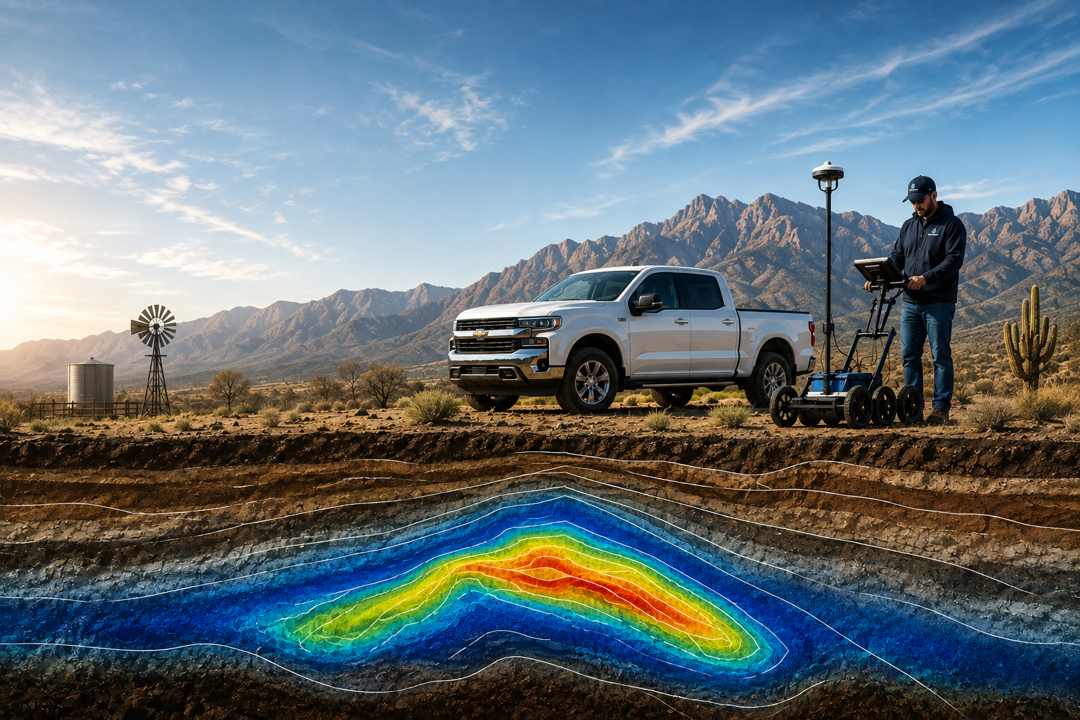 Hydrogeophysical Mapping Services for Groundwater Location
